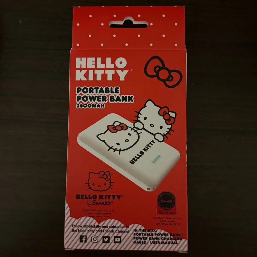 Hello Kitty Power Bank - Red and White